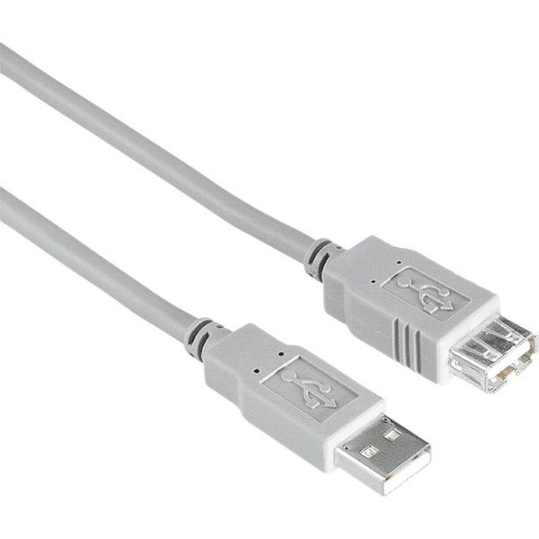 Hama 00200906 cavo USB USB 2.0 3 m USB A Grigio