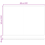 Marchiză manuală retractabilă Dungi multicolore 500x350 cm