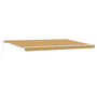 Marchiză manuală retractabilă Dungi multicolore 500x350 cm