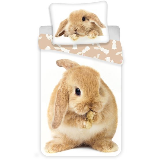 Jerry Fabrics ágynemű huzat - Bunny “barna” (8592753017210)