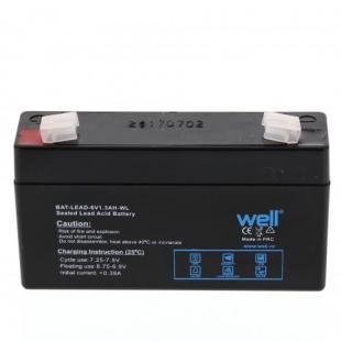 Well Bat-Lead-6V1.3AH-WL 6V 1,3Ah Zselés akkumulátor