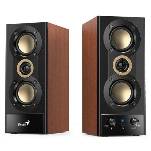 Genius SP-HF800BT 2.0 Bluetooth hangszóró 20W fa