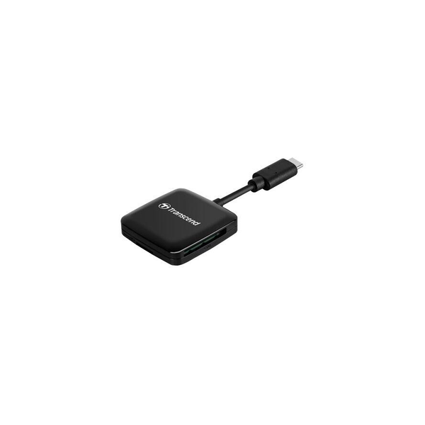 Transcend TS-RDC3 (Micro-)SD Card Reader, USB 3.2 Gen 1, Type-C, (Micro-SDXC/HC, Black