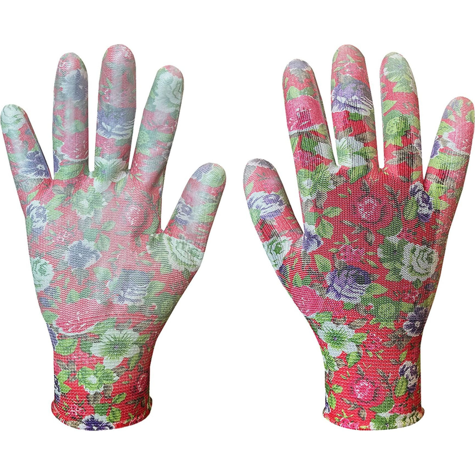 VERTO 97H145 Kertész Kesztyű, Pu Bevonat, Rózsamintás, 4131X, 9