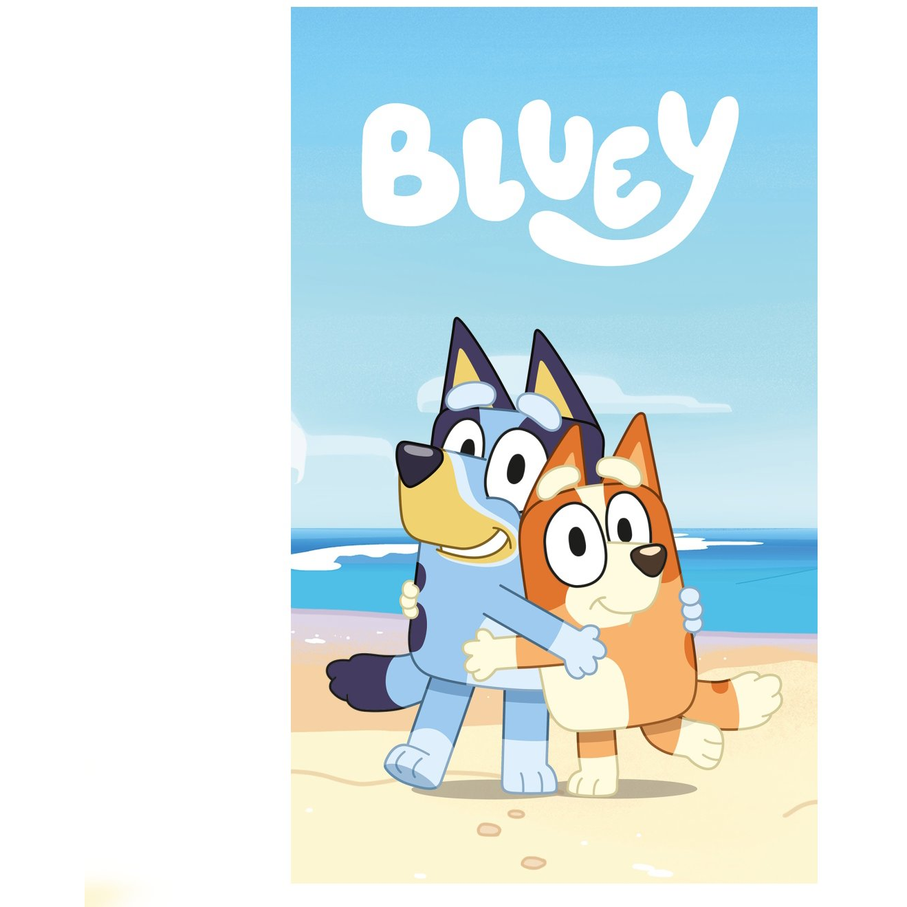 JERRY FABRICS Fleece gyerektakaró - Bluey, 100×150 cm (8592753040386)