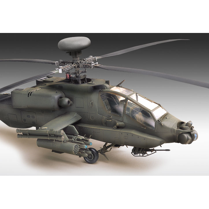 Academy AH-64A Apache helikopter műanyag modell (1:48) (MA-12262)