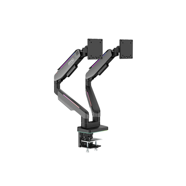 MSI MPG MT201DRG sistem montare monitor/stand 88,9 cm (35") Birou Negru, Gri inchis