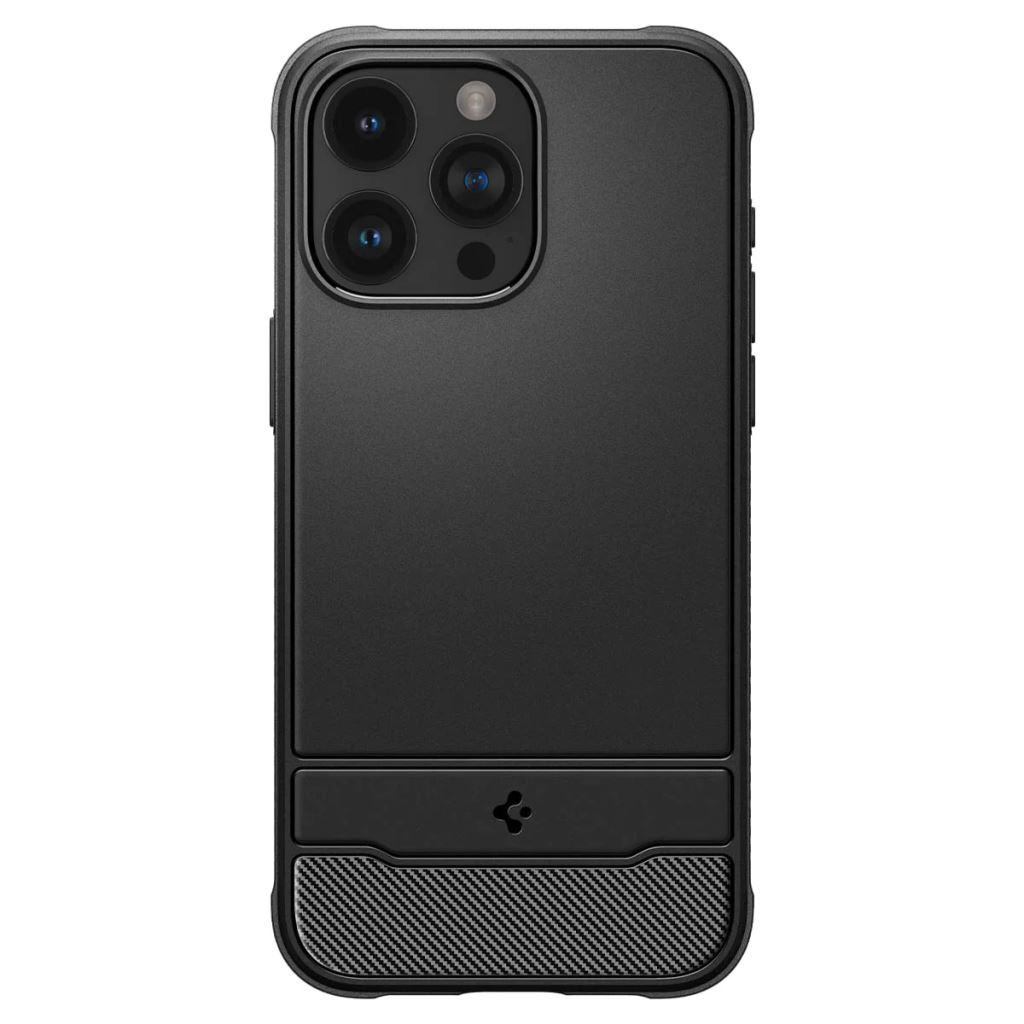 Spigen Rugged Armor (MagFit) iPhone 15 Pro Max tok fekete (ACS06561) (ACS06561)