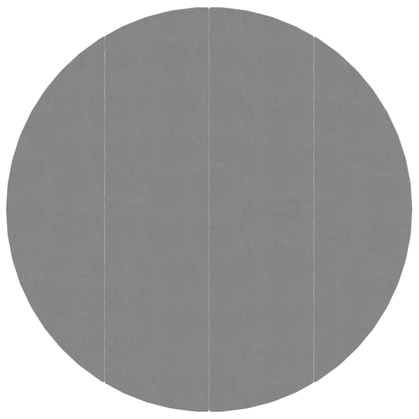 világosszürke poliészter geotextília medencealátét Ø 428 cm