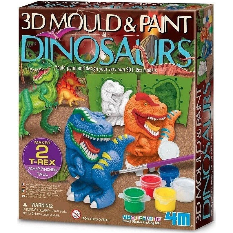 Kreatív Gipszöntvény Készlet - Dinoszauruszok (4777)