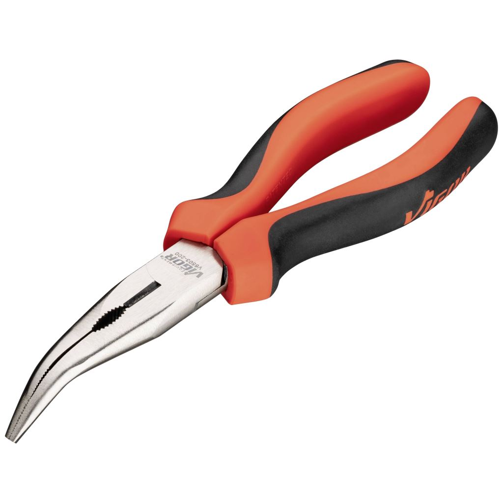 Vigor V6503-200 Lapos kerek csőrű fogó 200 mm (V6503-200)