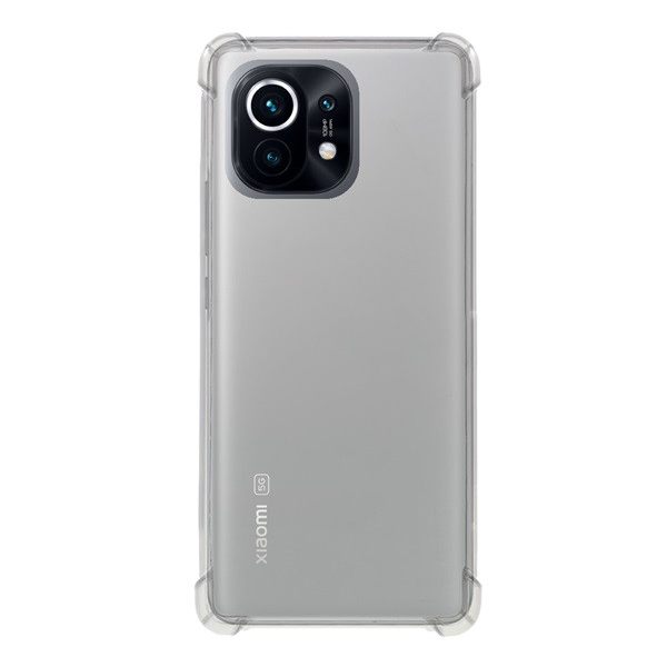Szilikon telefonvédő (közepesen ütésálló, légpárnás sarok) ÁTLÁTSZÓ [Xiaomi Mi 11 5G] (5996591036717)