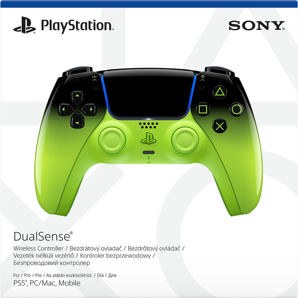 Sony DualSense Черен, Зелен Bluetooth/USB Геймпад Аналогов/Цифров PlayStation 5