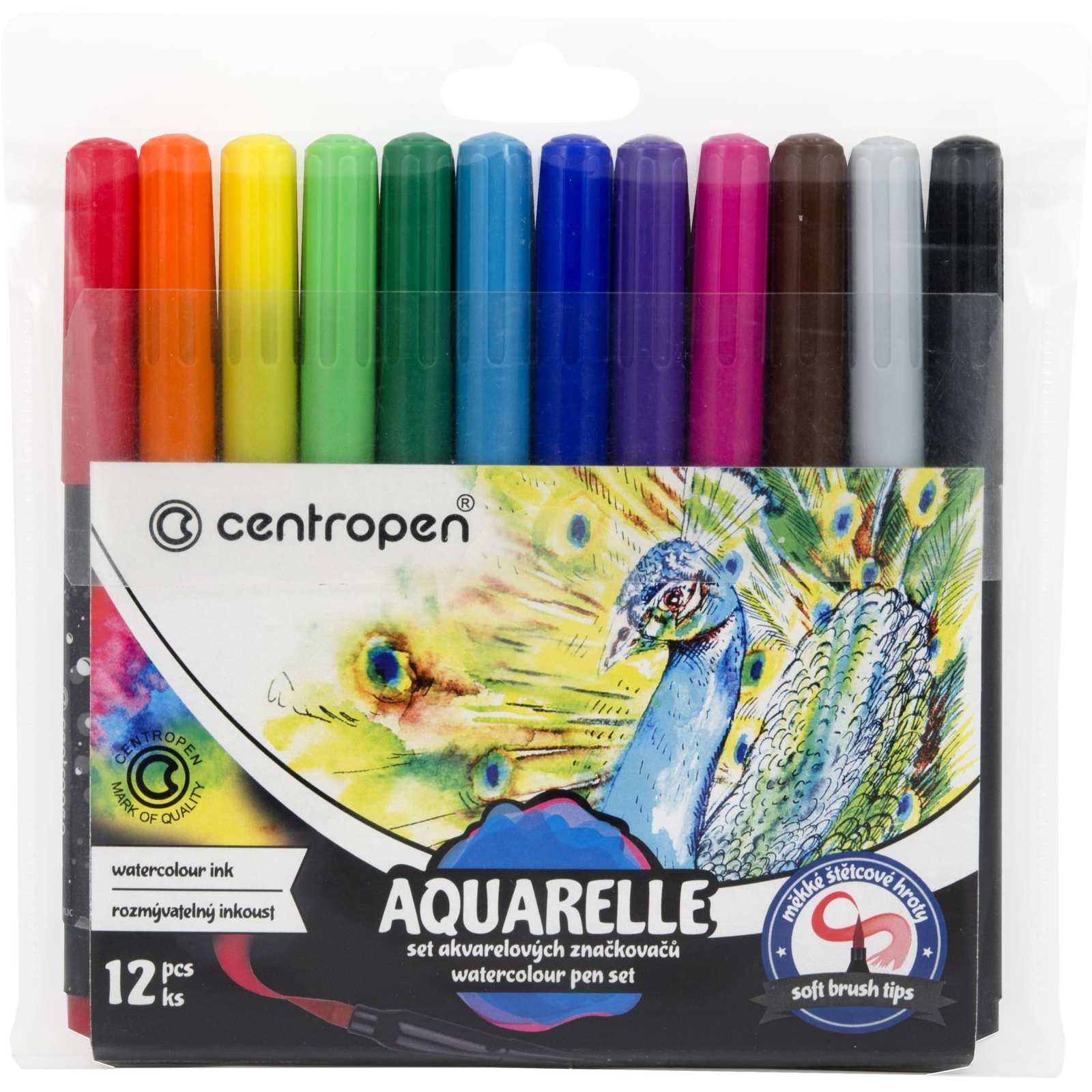 CENTROPEN aquarelle mosható ecsetmarkerek 8683 (8595013637173)