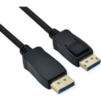 ROLINE DisplayPort kabel v.2.0 (UHBR10, 8K@60Hz), DP(M) - DP(M), černý, 5m