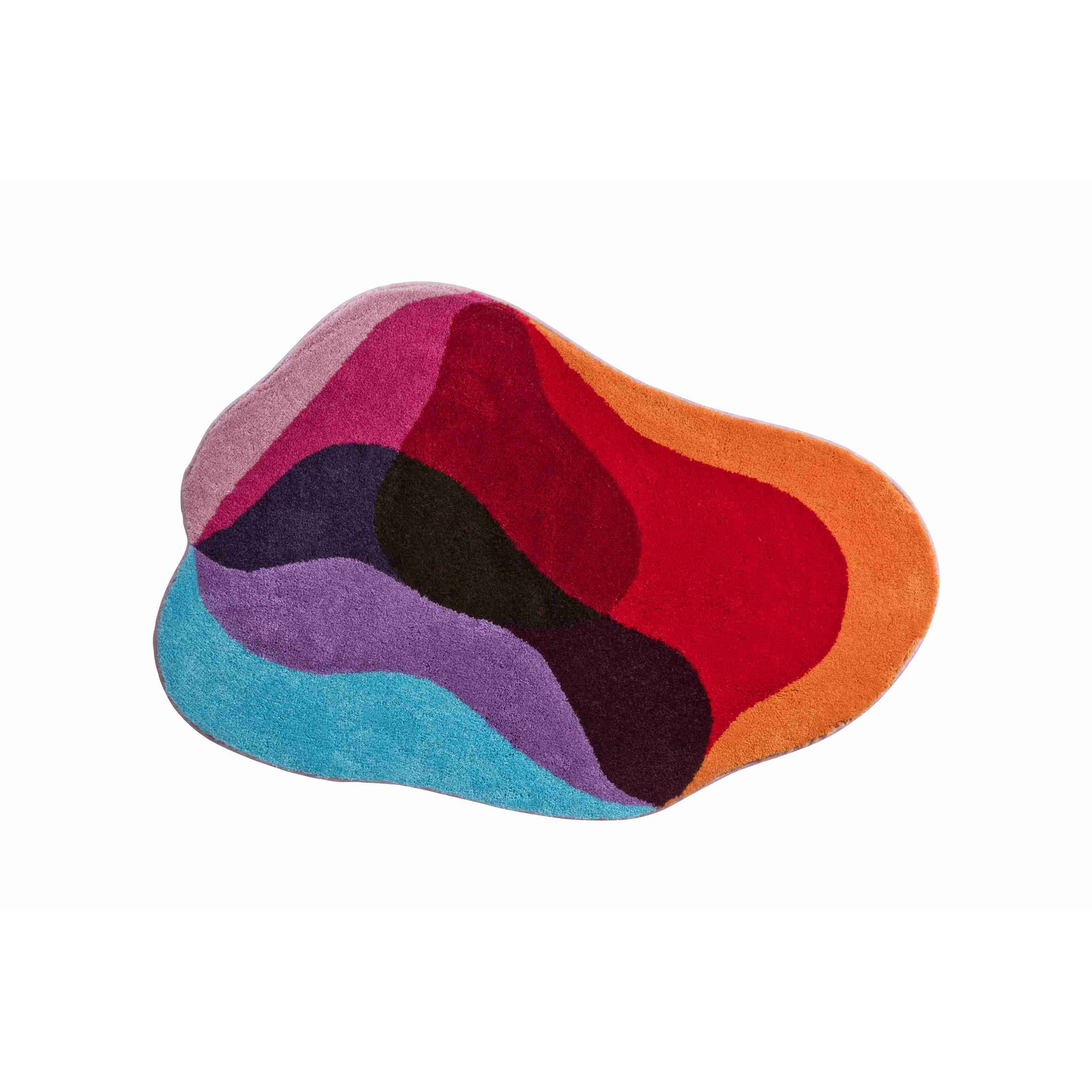 GRUND Karim 21 Fürdőszobai szőnyeg, 90×130 cm, piros-kék (B2580-130012)