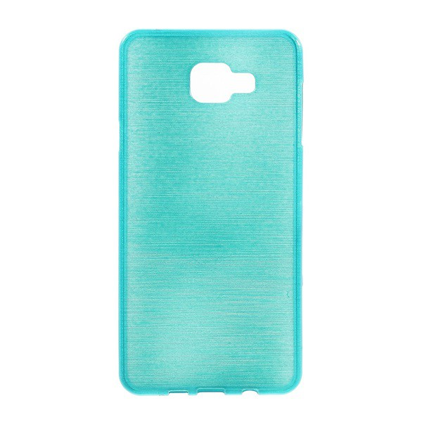 Szilikon telefonvédő (szálcsiszolt minta) KÉK [Samsung Galaxy A7 (2016) SM-A710F] (5996457618477)