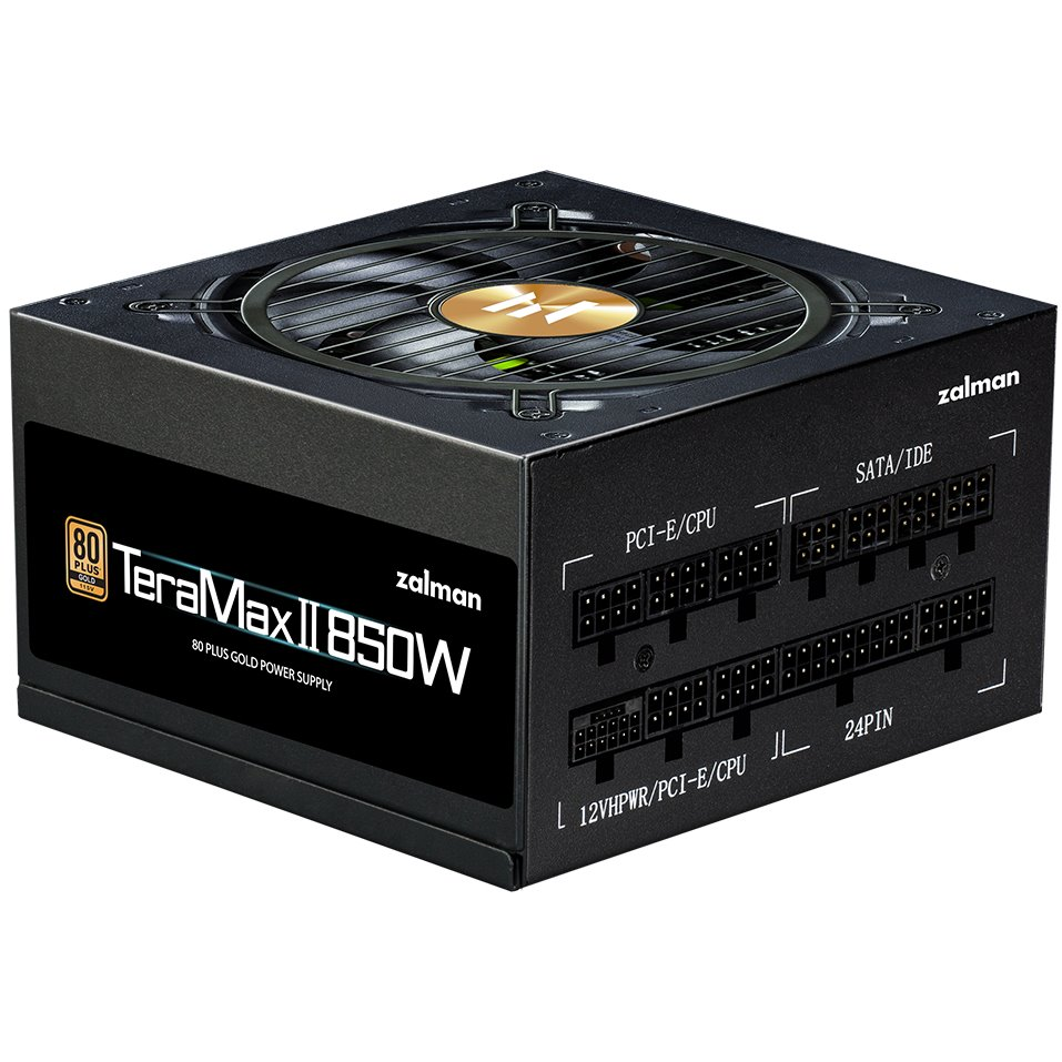 Zalman 850W TeraMax II 80+ Gold Tápegység - Fekete (ZM850-TMX2)