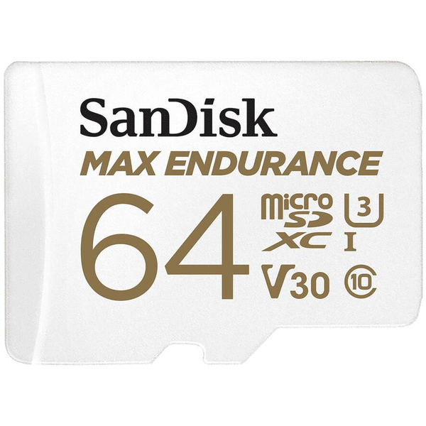 SanDisk MAX ENDURANCE 64GB microSD karta + adaptér