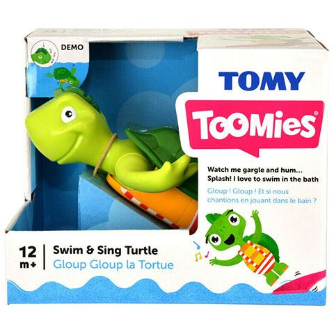 Tomy Toomies Swim n Sing Turtle Zvieratko do vane Viacfarebný