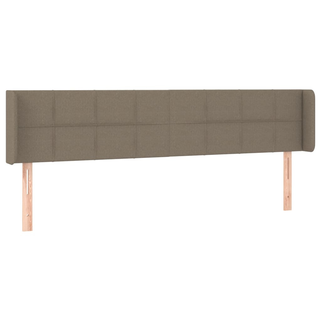tópszínű szövet fejtámla 163x16x78/88 cm (3118778)