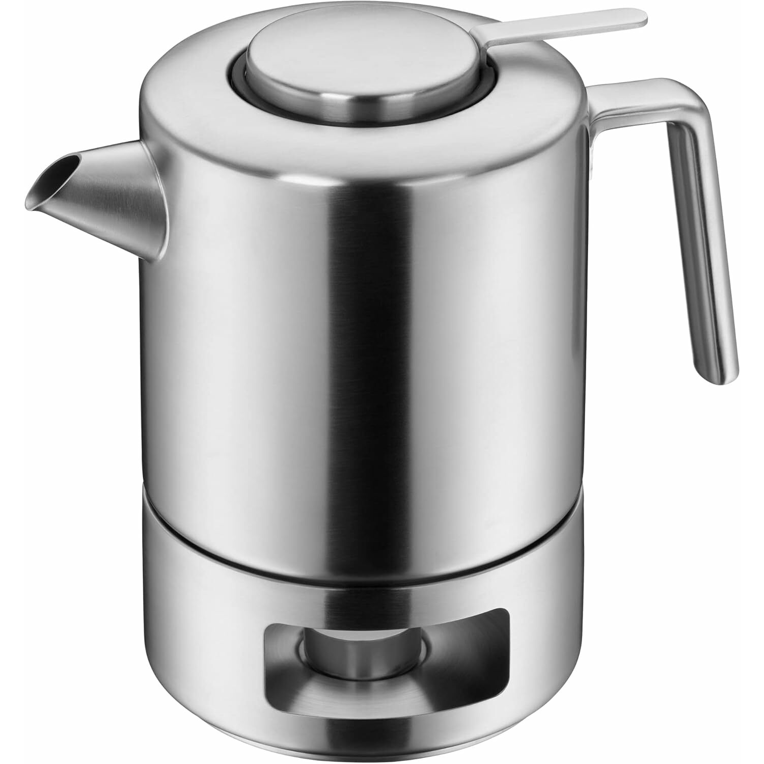 WMF Kult Nemesacél Teáskanna mécsessel 1,2L - Ezüst (06.3122.6030)