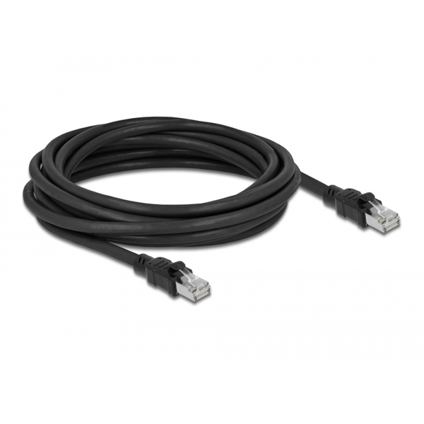 Sieťový kábel RJ45 Cat.6A F/UTP s kovovým tienením 5 m Delock 80116