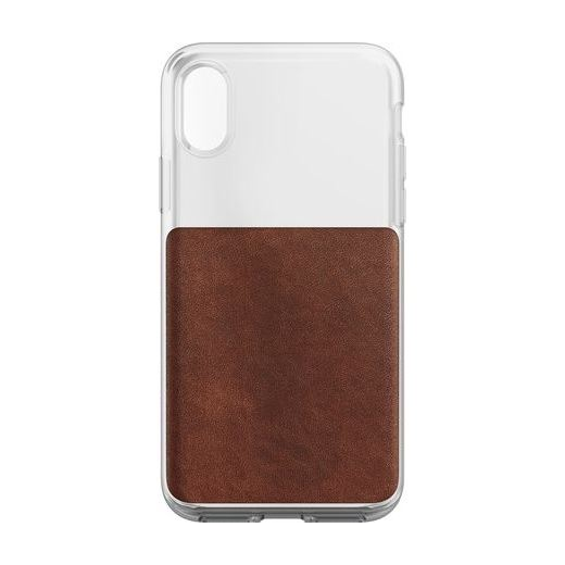 Nomad Clear iPhone X tok átlátszó-barna (NM218R0200) (NM218R0200)