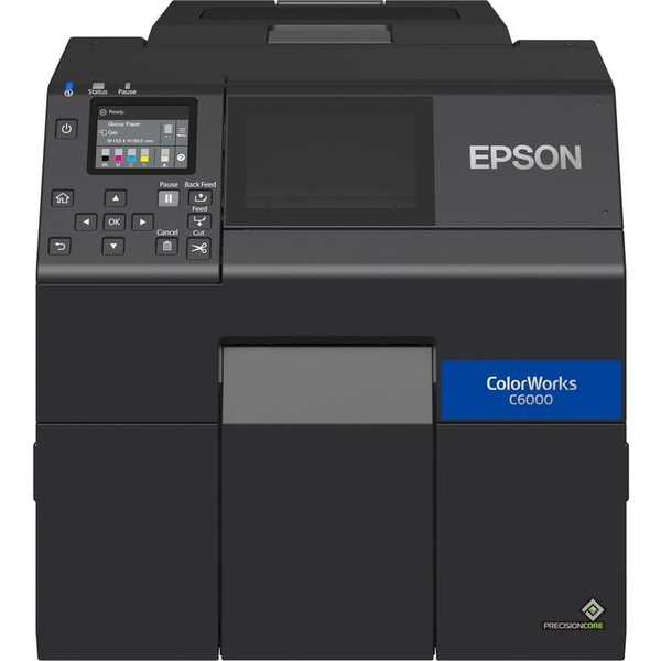 Epson ColorWorks CW-C6000Ae принтер за етикети Мастиленоструен Цвят 1200 x 1200 DPI 119 мм/сек Жичен Ethernet LAN