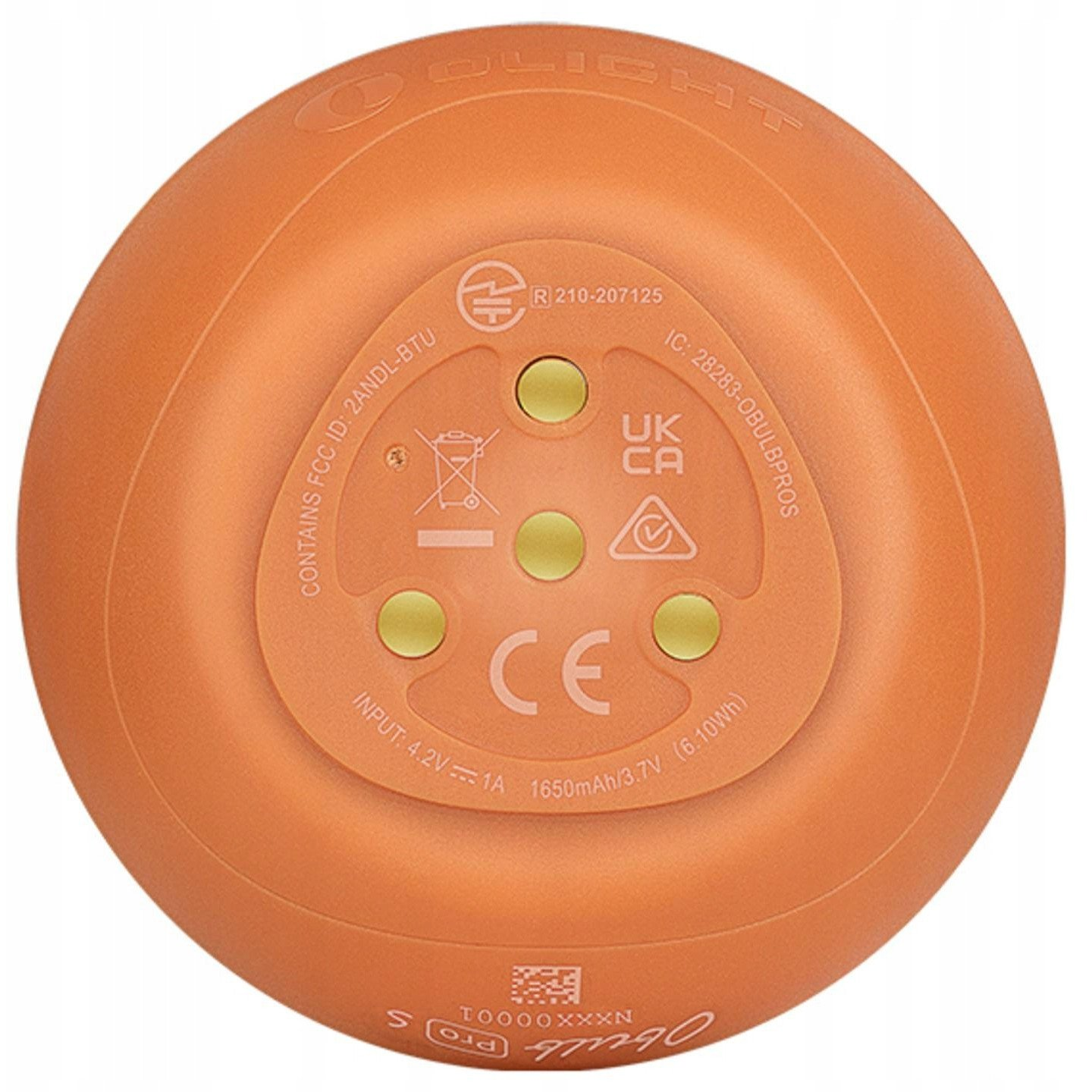 OLight Obulb Pro S 12877 LED-es lámpa LED Fixen beépített LED-es Narancs (12877)