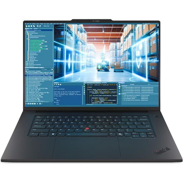 Lenovo ThinkPad P1 Gen 8 Intel Core Ultra 7 255H Мобилна работна станция 40,6 см (16") WUXGA 64 GB LPDDR5x-SDRAM 1 TB SSD NVIDIA RTX PRO 2000 Blackwell Wi-Fi 7 (802.11be) Windows 11 Pro Немски Черен