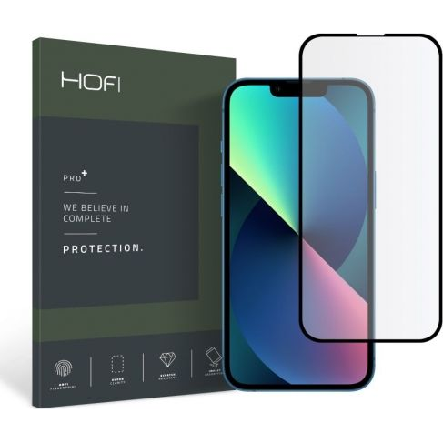 HOFI GLASS PRO+ KALJENO STEKLO ZA IPHONE 13 / 13 PRO ČRNO ZAŠČITNO