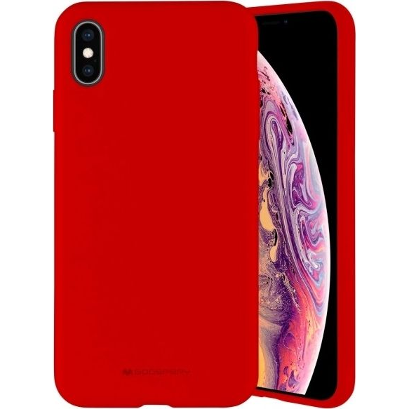 Mercury Silicone Apple iPhone 13 Pro szilikon tok, piros (8809824770951)
