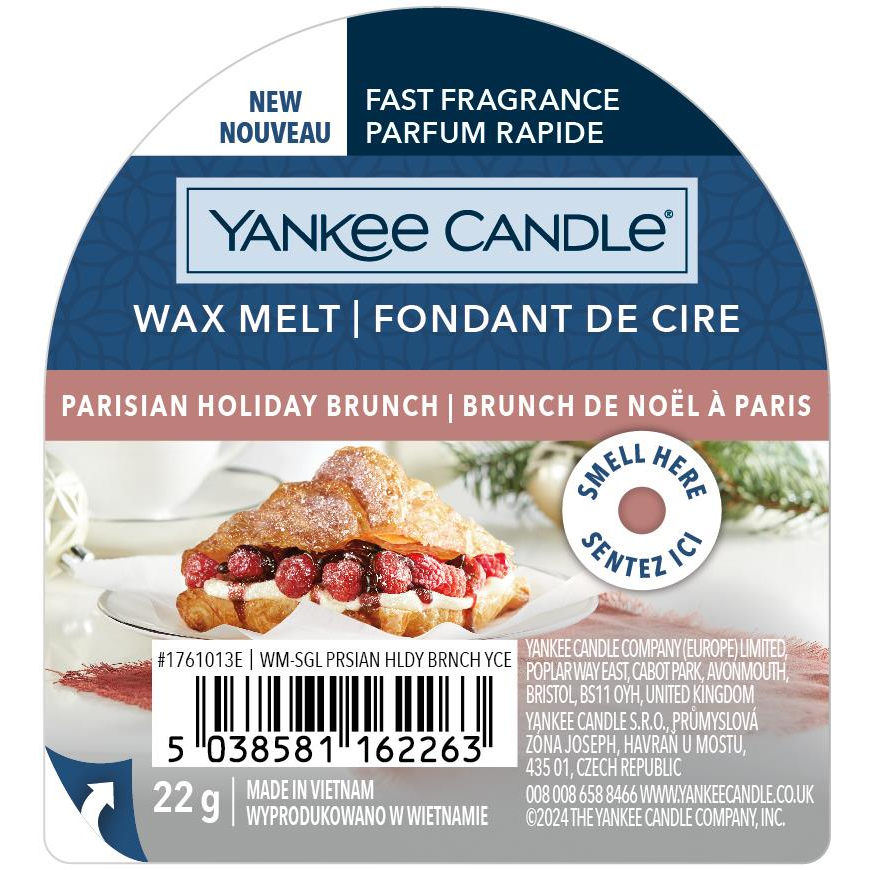 YANKEE CANDLE Parisian Holiday Brunch, 22g (5038581162263)