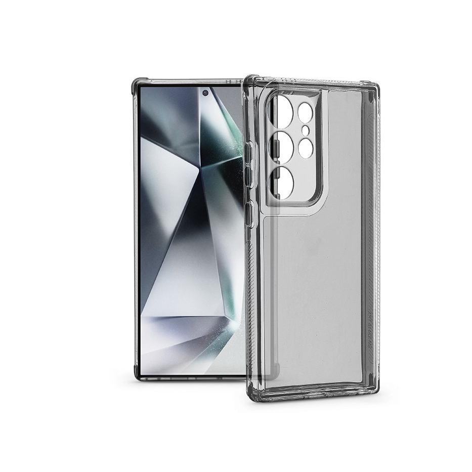 Haffner Matrix Clear kameravédős szilikon tok - Samsung SM-S928 Galaxy S24 Ultra - átlátszó (HF322426)