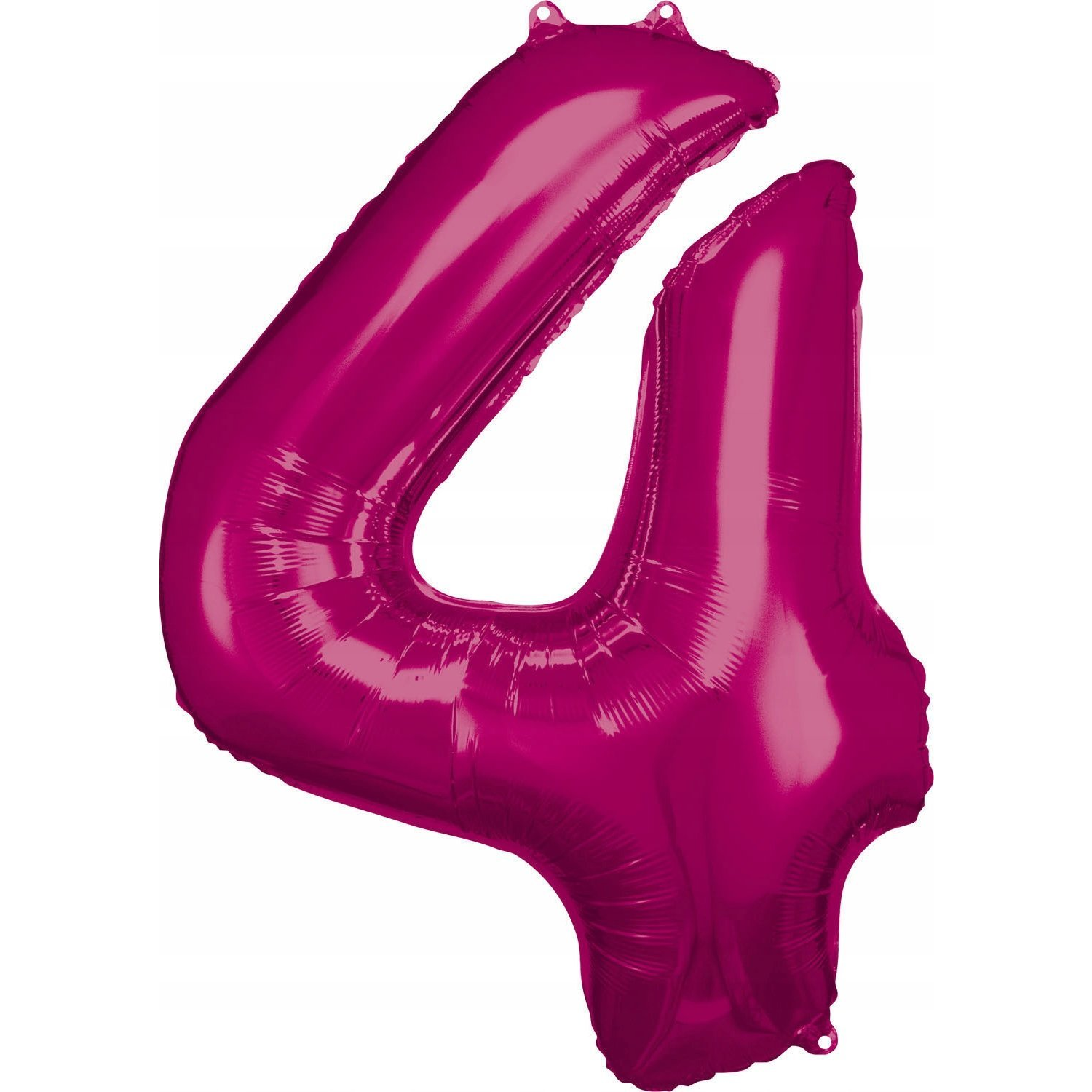 Óriás Szám Fólia Lufi - 4-es, 88x66 cm, Rózsaszín (9907283)