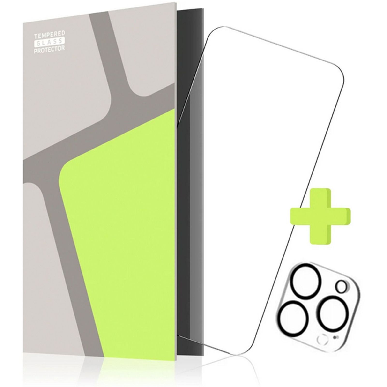 Ochranné sklo Tempered Glass Protector pre iPhone 15 Pro Max + sklo na (TGP-IP15PM-03)
