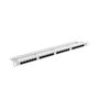 Patch Panel 24 Port 0.5U Kat.6 sivý