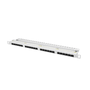 Patch Panel 24 Port 0.5U Kat.6 sivý