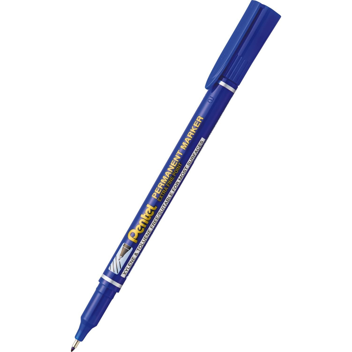 Alkoholos marker, 0,5 mm, PENTEL "NF450", kék ( )