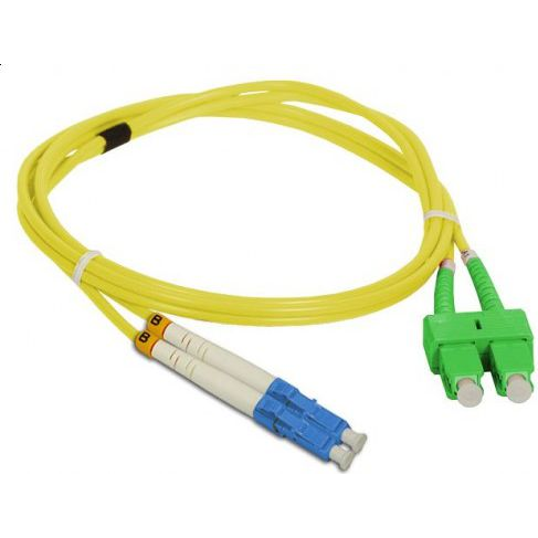 Alantec FO Patch cord SC/APC-LC duplex SM 9/125 5.0m (FOC-SCALC-9SMD-5)