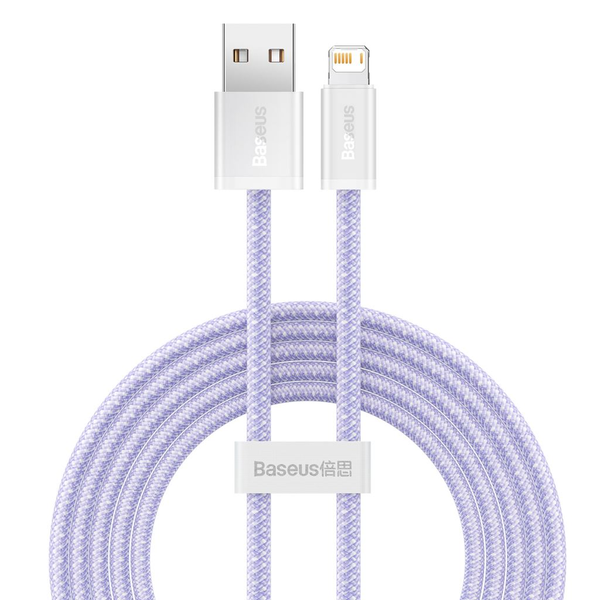 Baseus USB kabel - Apple Lightning 2 m fialový