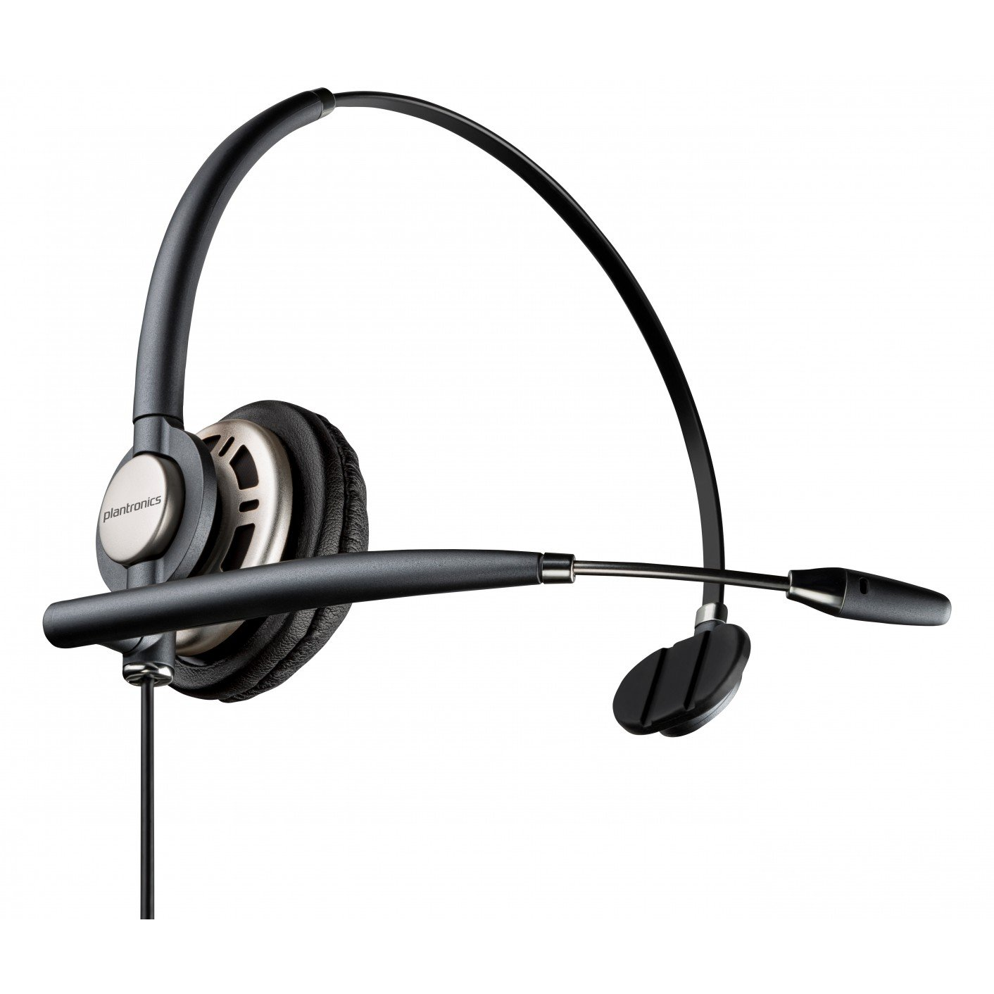 Слушалки Poly EncorePro HW710 Single — 8R708AA#AC3, черно-сребристи