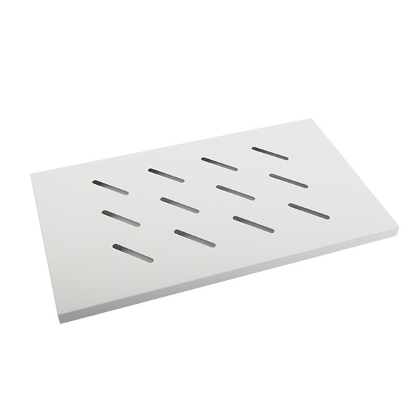 Lanberg AK-1001-S 19" Fix polc rack szekrényhez 1U - Szürke