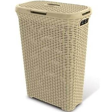 Curver RATTAN 40 literes krémszínű szennyeskosár (00709-885)
