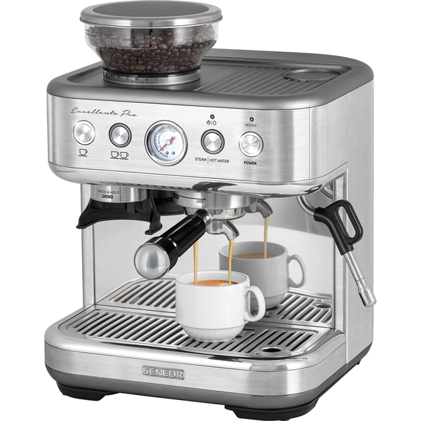Cafetera Superautomática Sencor Ses 6010ss - Gris 15 Bar
