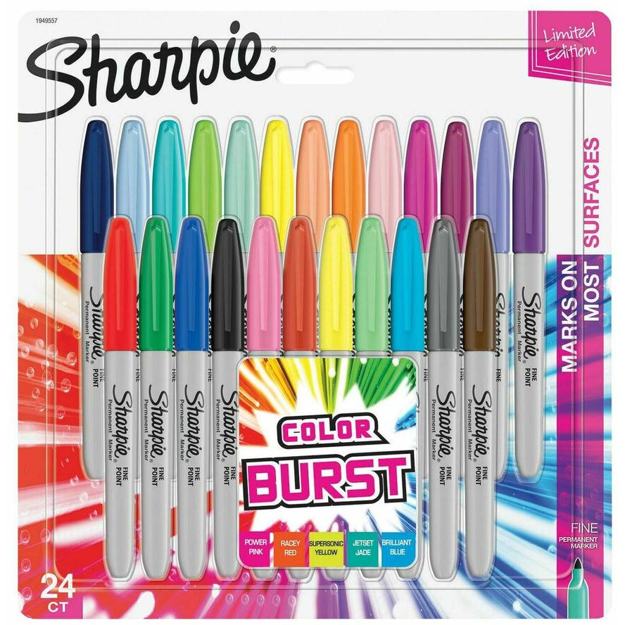 Sharpie Marker Fein Rundspitze F 24er Color Burst Blister (1956292) (1956292)