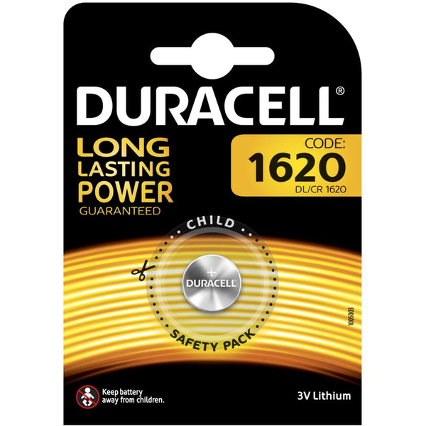 Duracell CR1620 3V Engangsbatteri Lithium