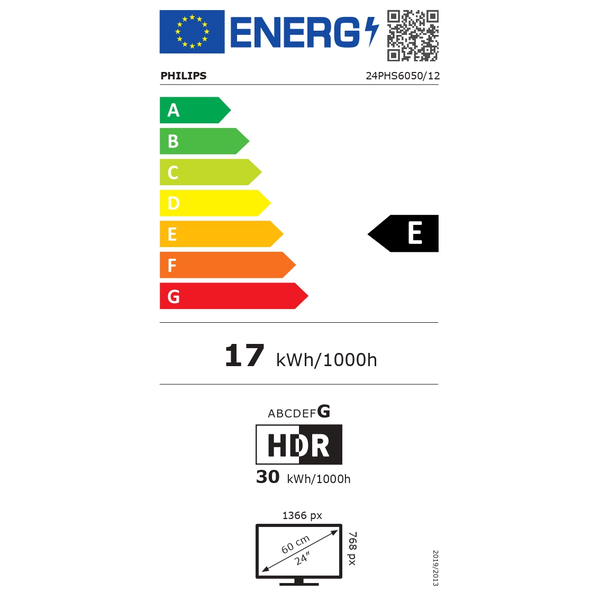 PHILIPS 24PHS6050/12 HD LED Smart TV 24