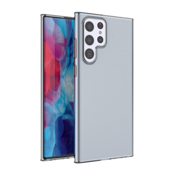 Szilikon telefonvédő (ultravékony) ÁTLÁTSZÓ [Samsung Galaxy S22 Ultra 5G (SM-S908)] (5996591122311)